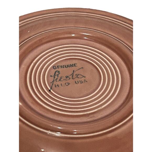 Fiesta Vintage Rose Pink Retired Classic 7 1/2 Salad Plate 1951 - 1959 - Picture 5 of 5